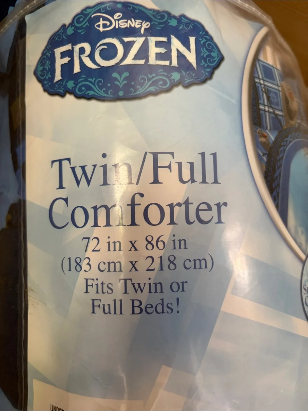 NIB• Disney Frozen OLAF Twin/Full Comforter | 72”x86”